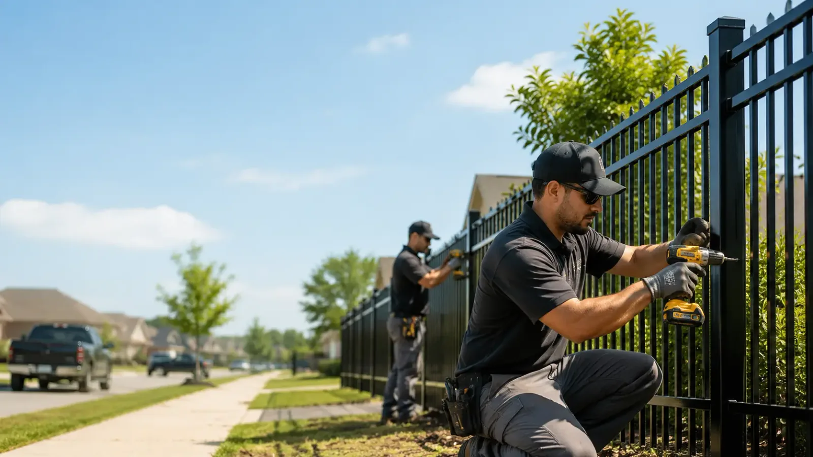 Metal Fence Installation in Waynesboro, VA